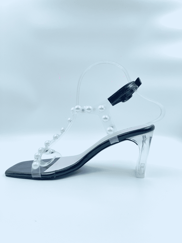 T-strap Pearl Heels