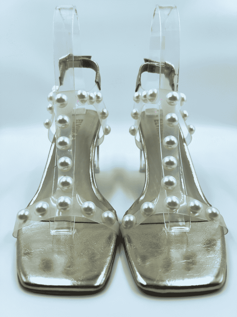 T-strap Pearl Heels