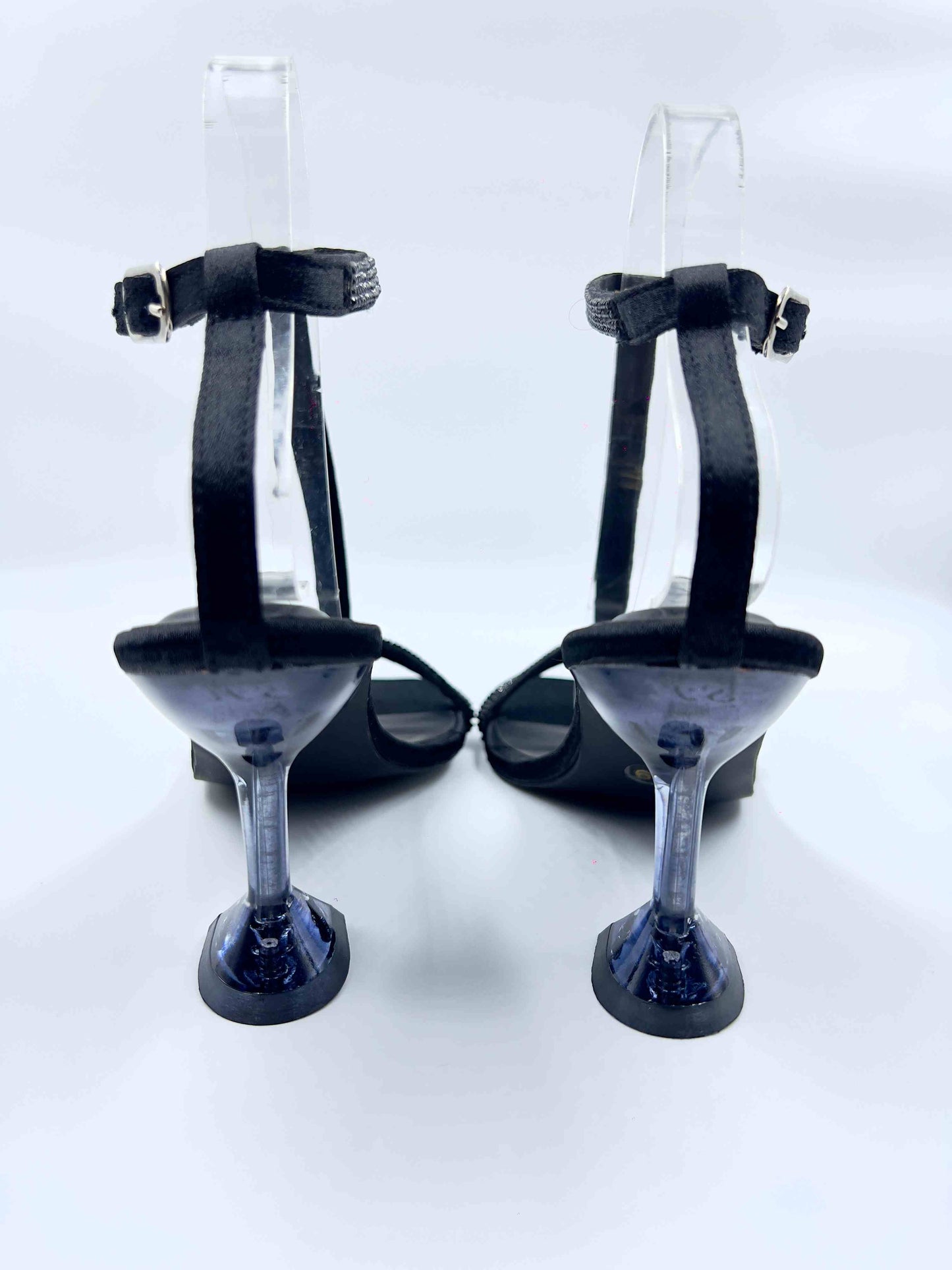 Tstrap Rhinestone Heels
