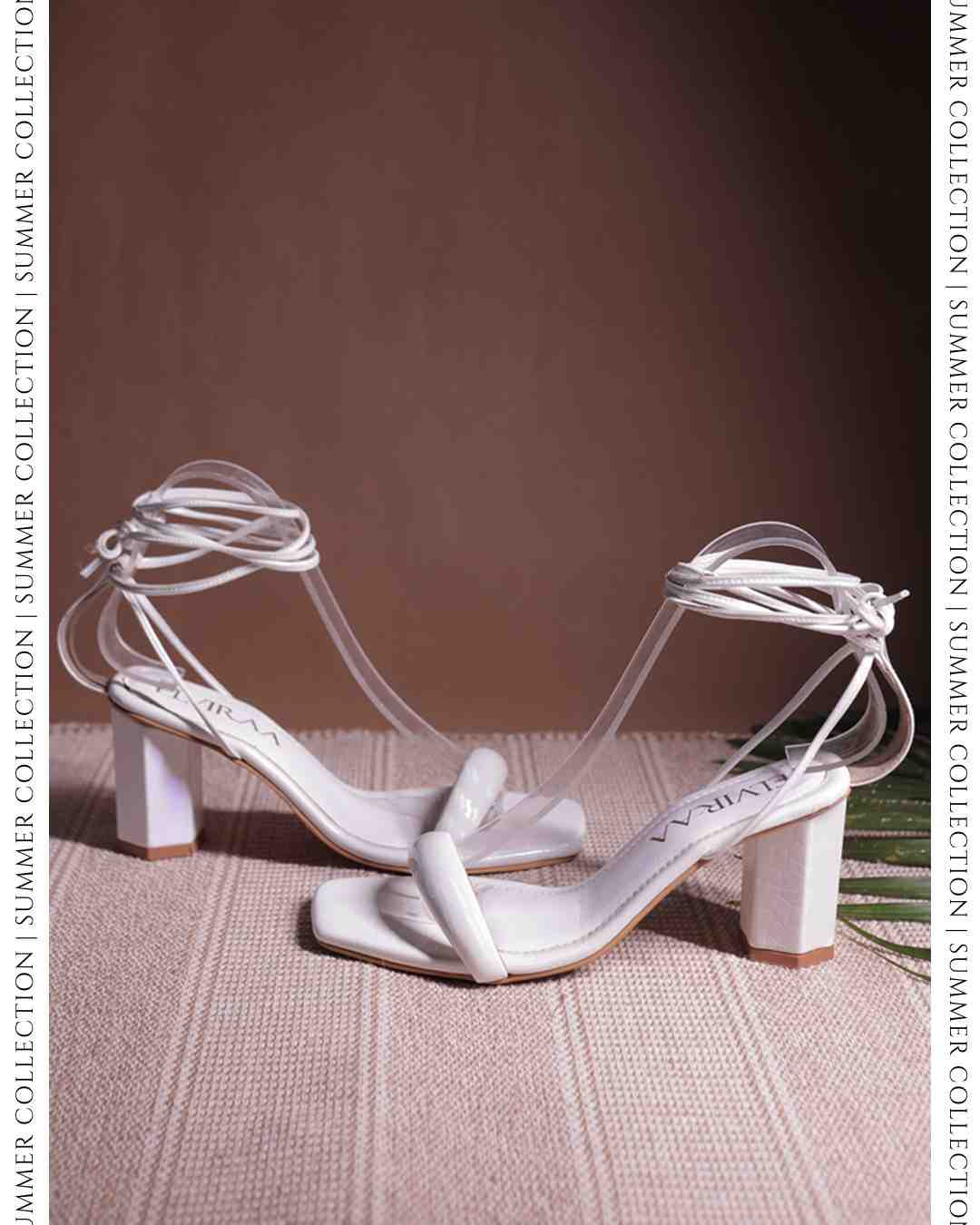 Croco Tie-up Heels