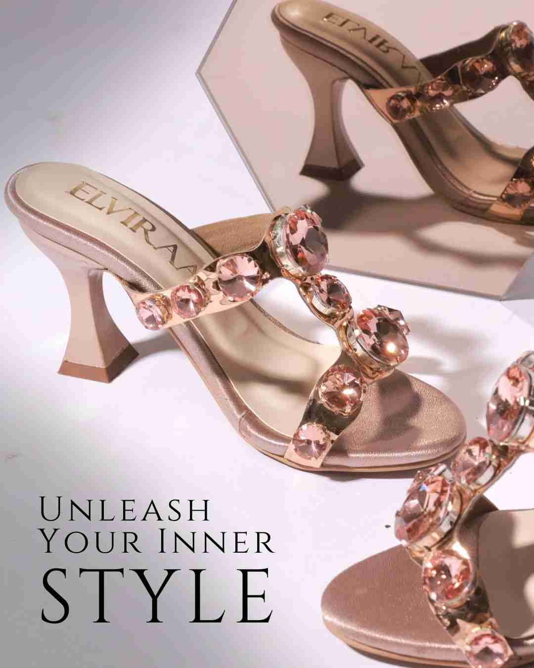 Stone Studded Heels