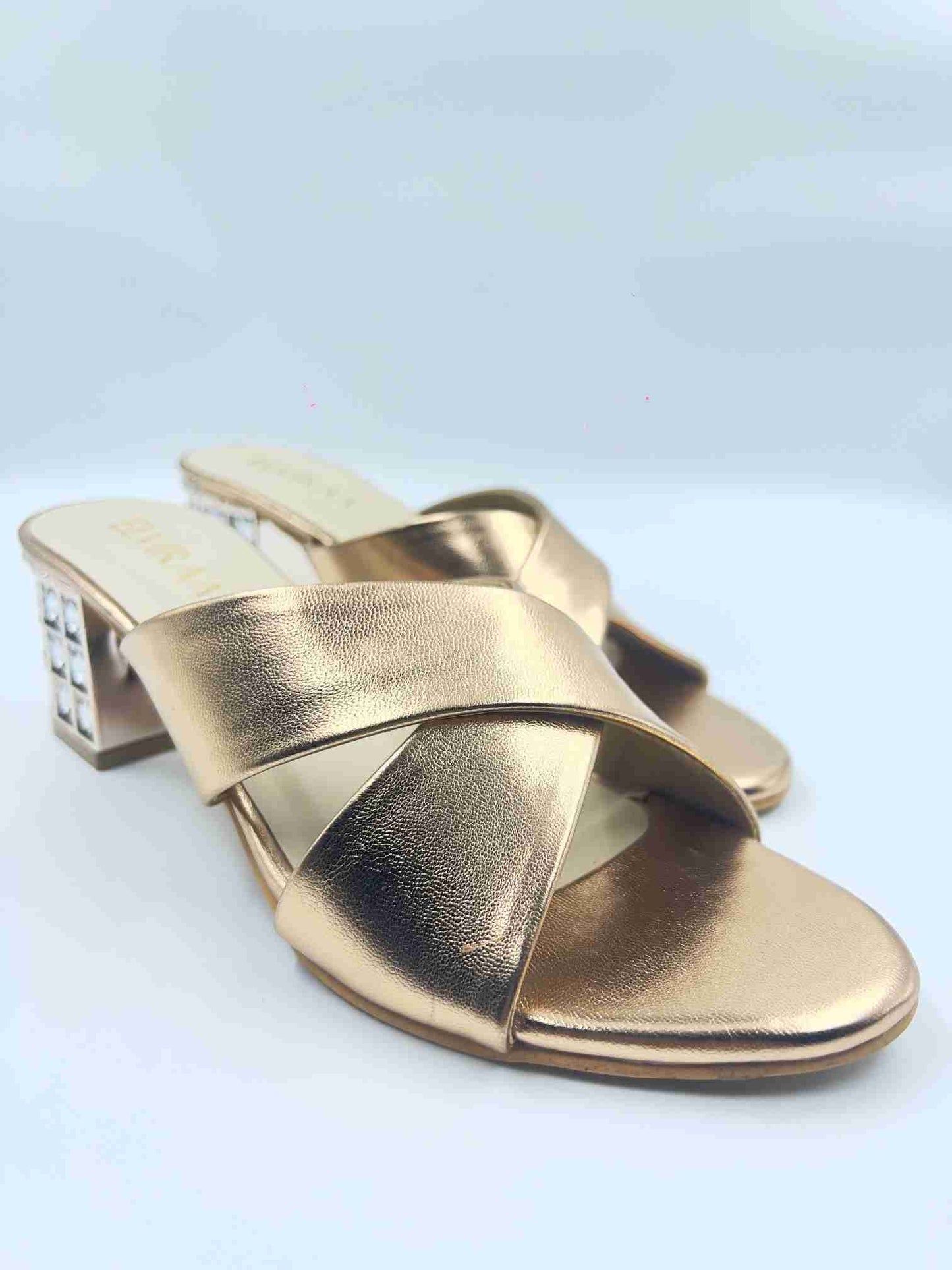 Stone Studded X Strap
