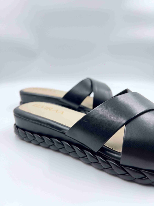 Braided Platform Slipons