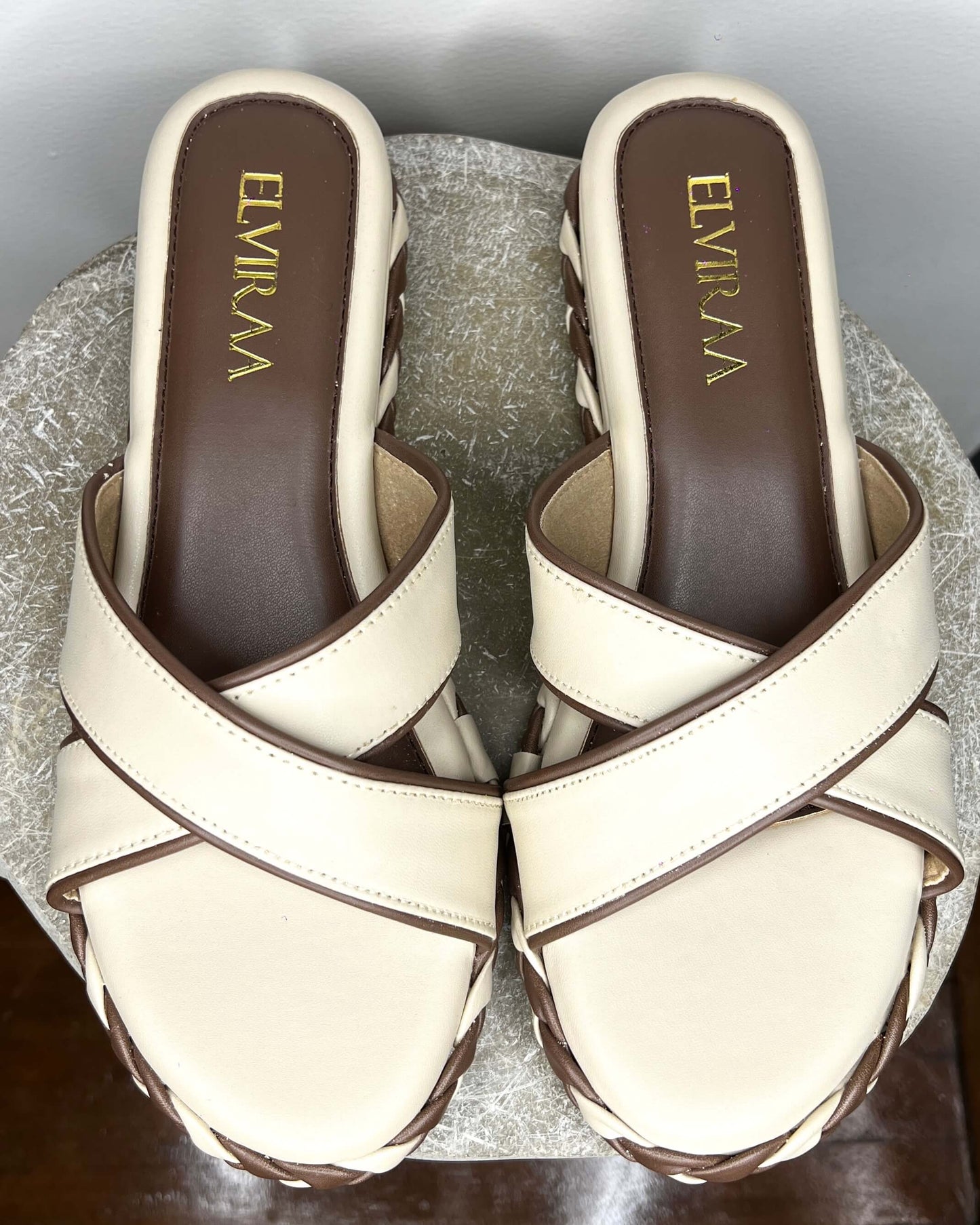 Braided Platform Slipons