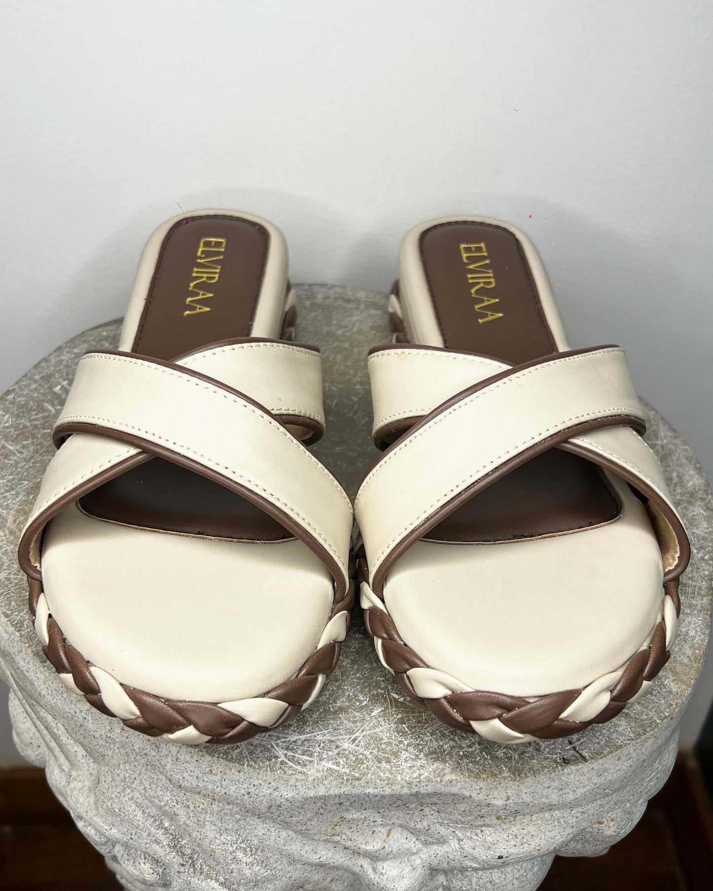 Braided Platform Slipons