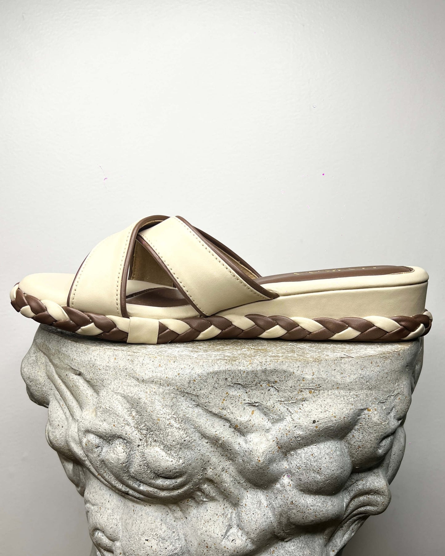 Braided Platform Slipons