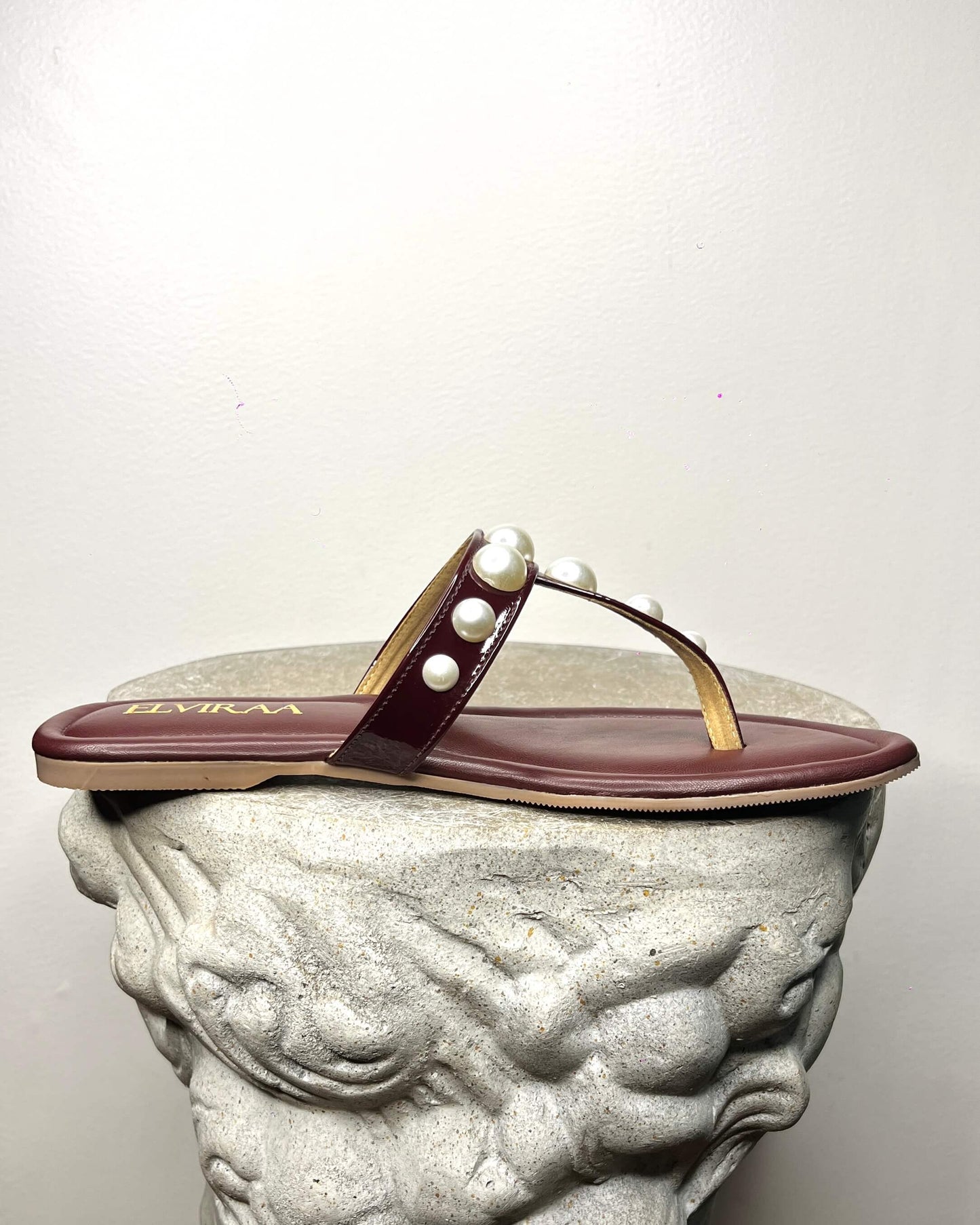 Pearl Thong Flats