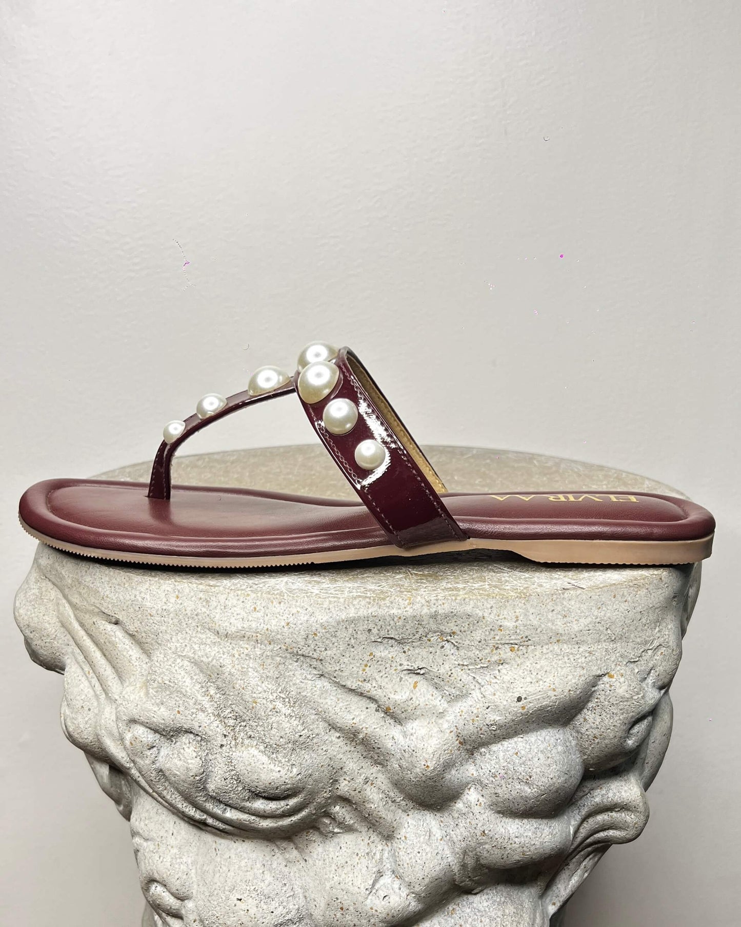 Pearl Thong Flats