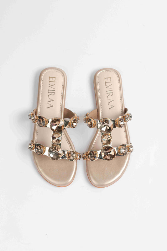 Stone Studded Flats
