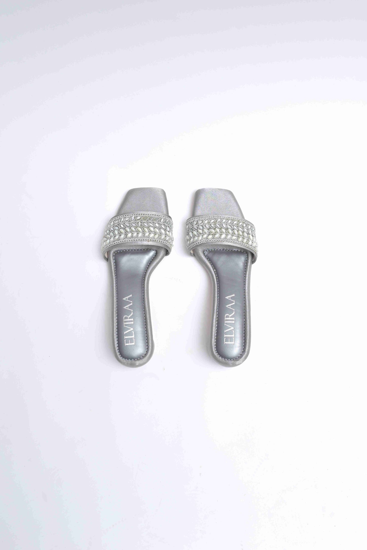 Pearl and Mirror Embriodered Heels