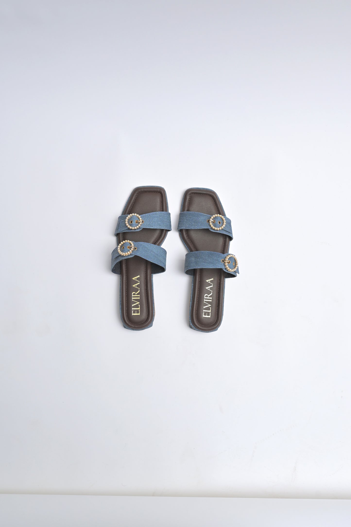 Pearl 2 Buckle Flats