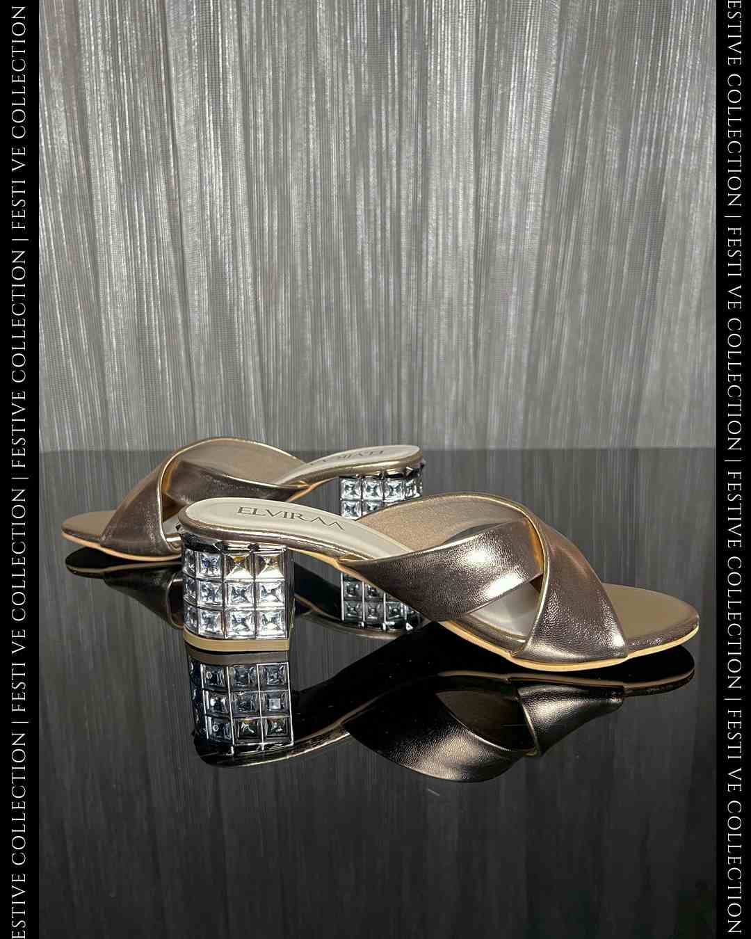 Stone Studded X Strap