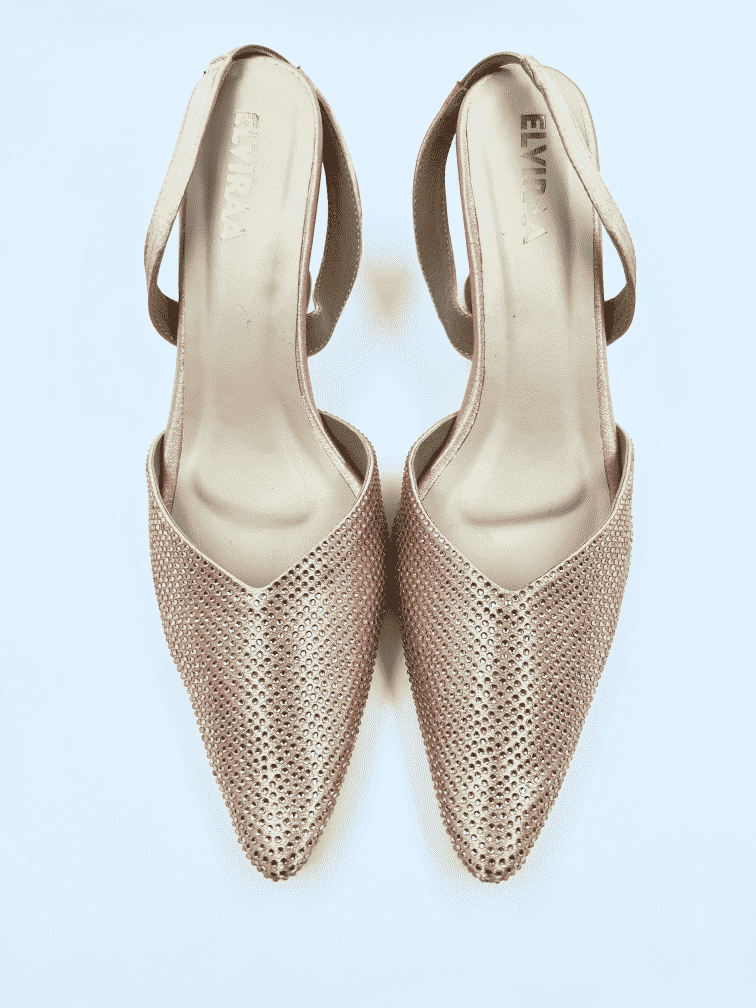 Rhinestone Closed Toe