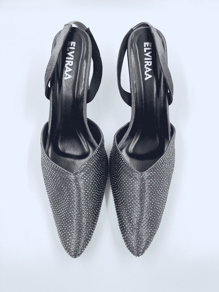 Rhinestone Closed Toe