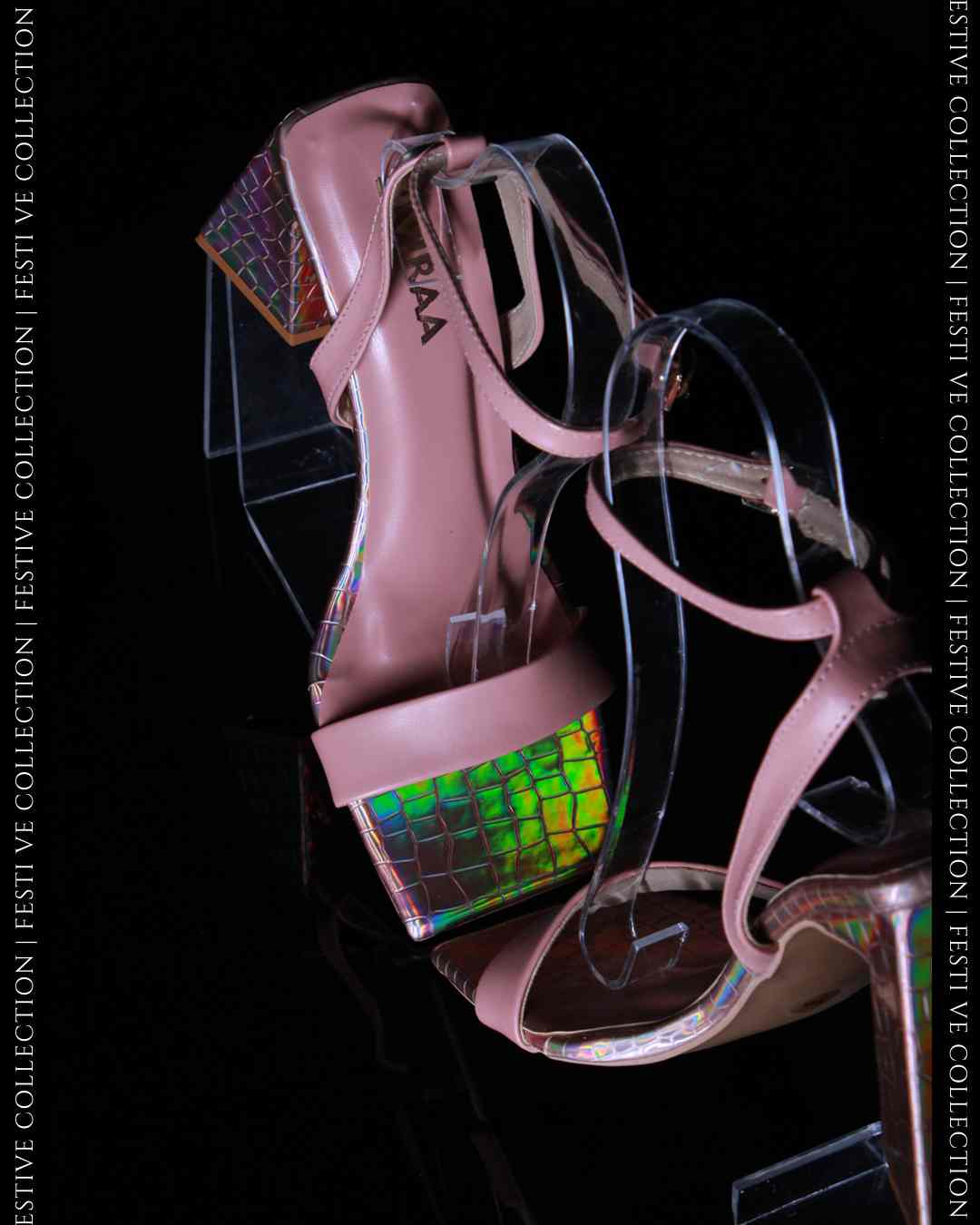 Croco Ankle Strap