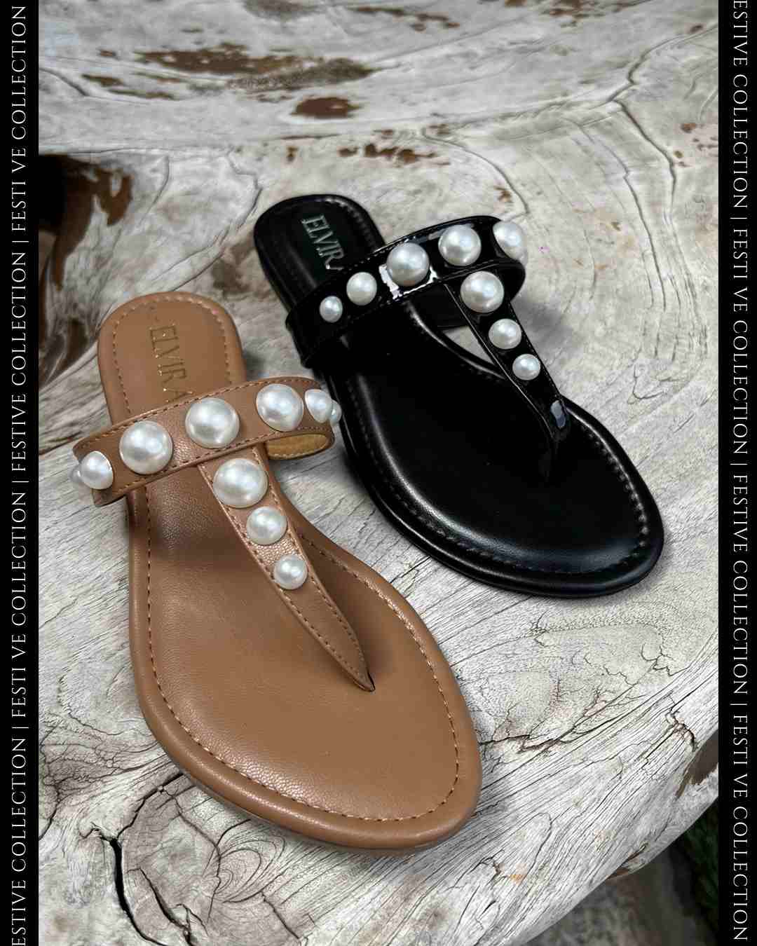Pearl Thong Flats