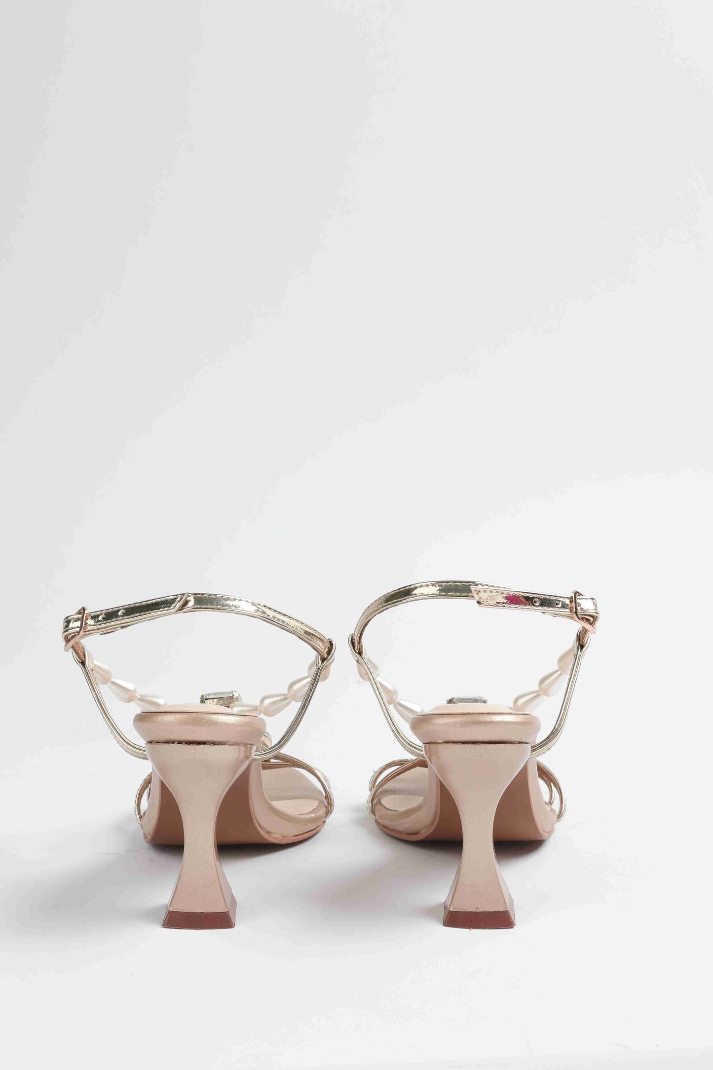 Pearl and Stone Embellished Heels