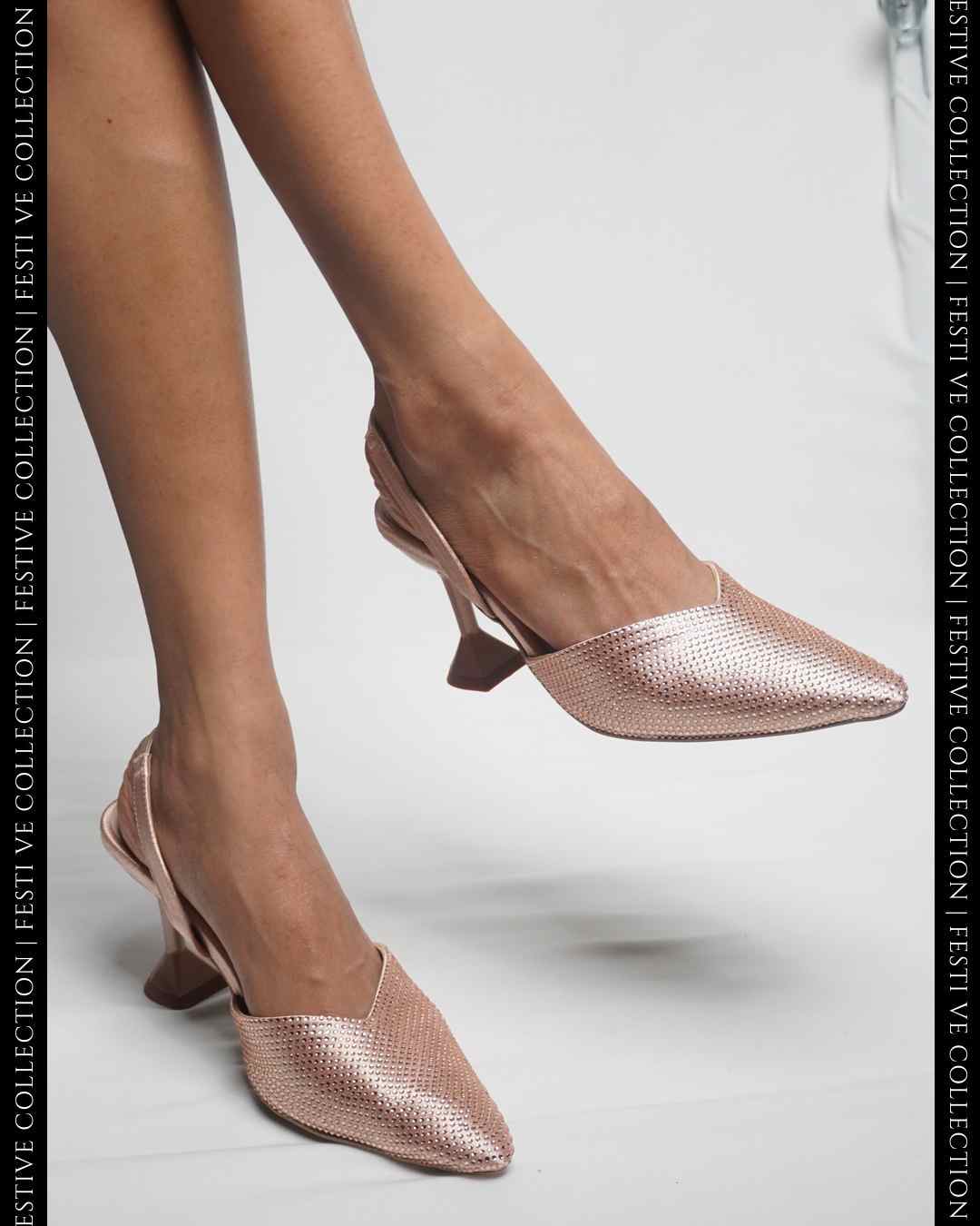 Rhinestone Closed Toe