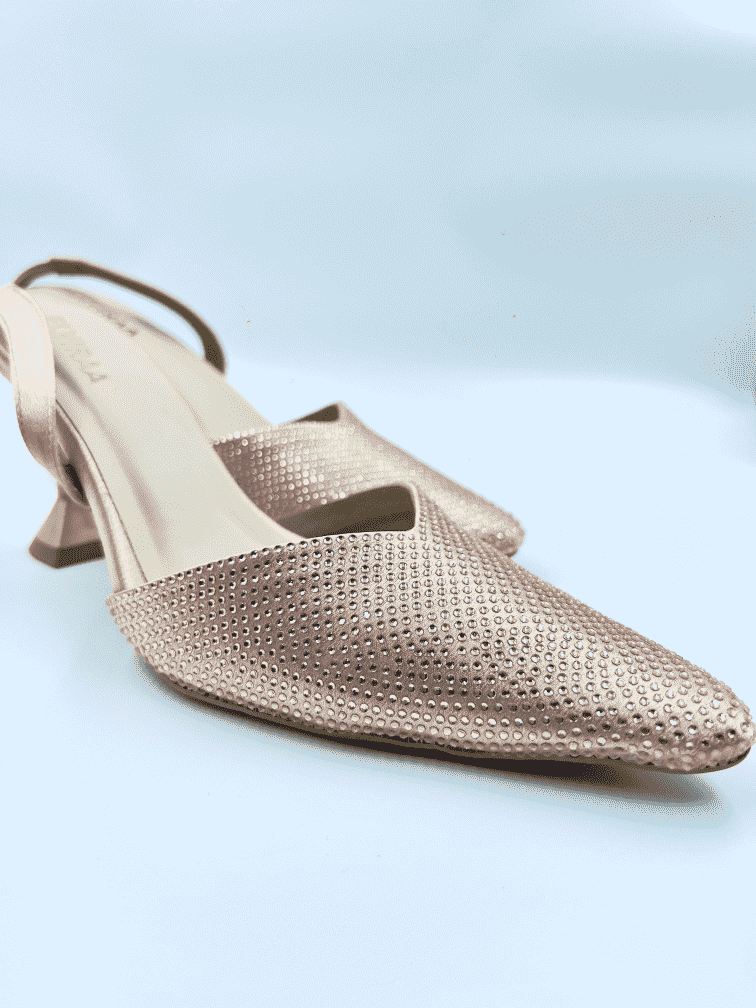 Rhinestone Closed Toe