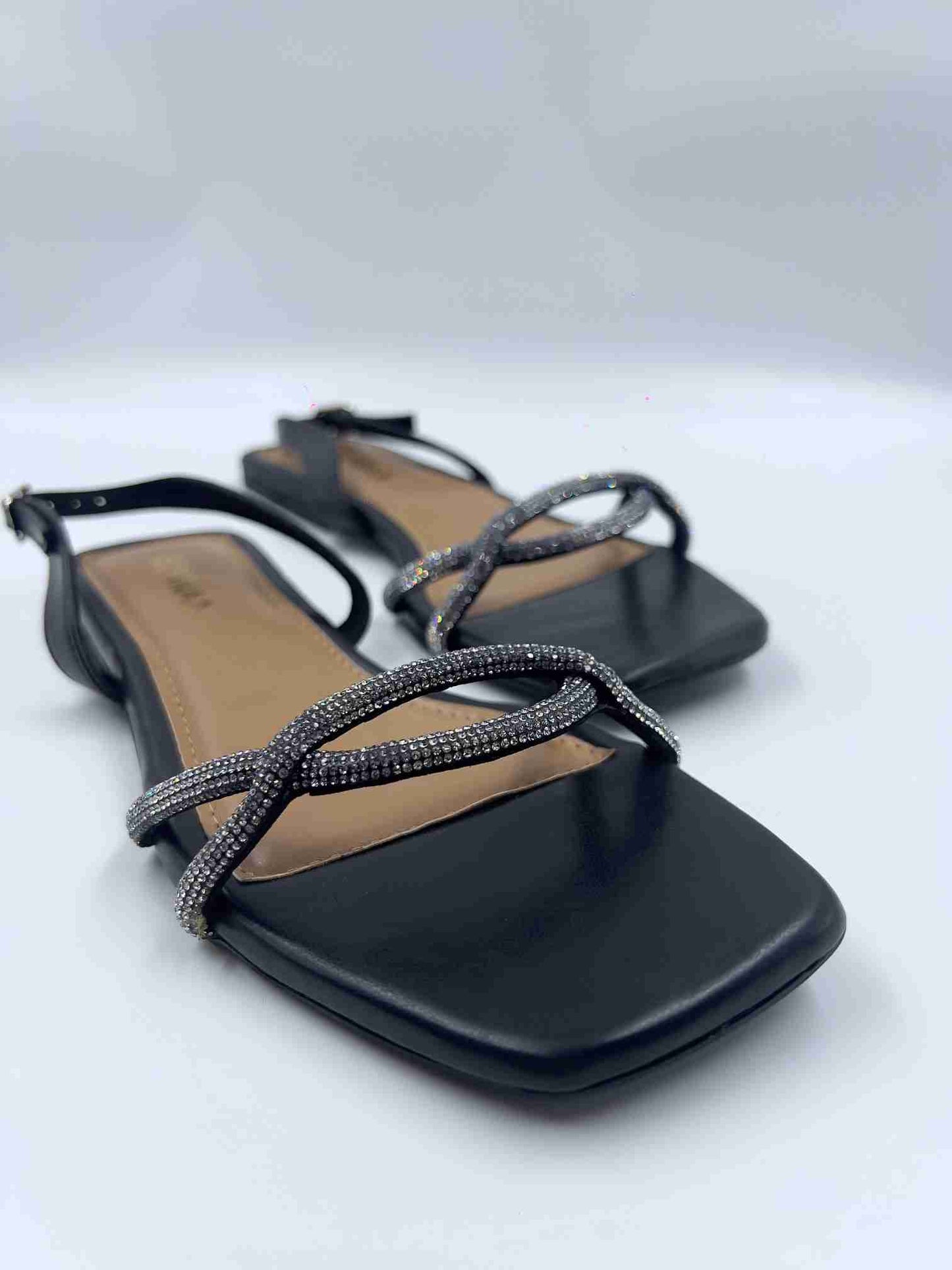Chain Rhinestone Flats