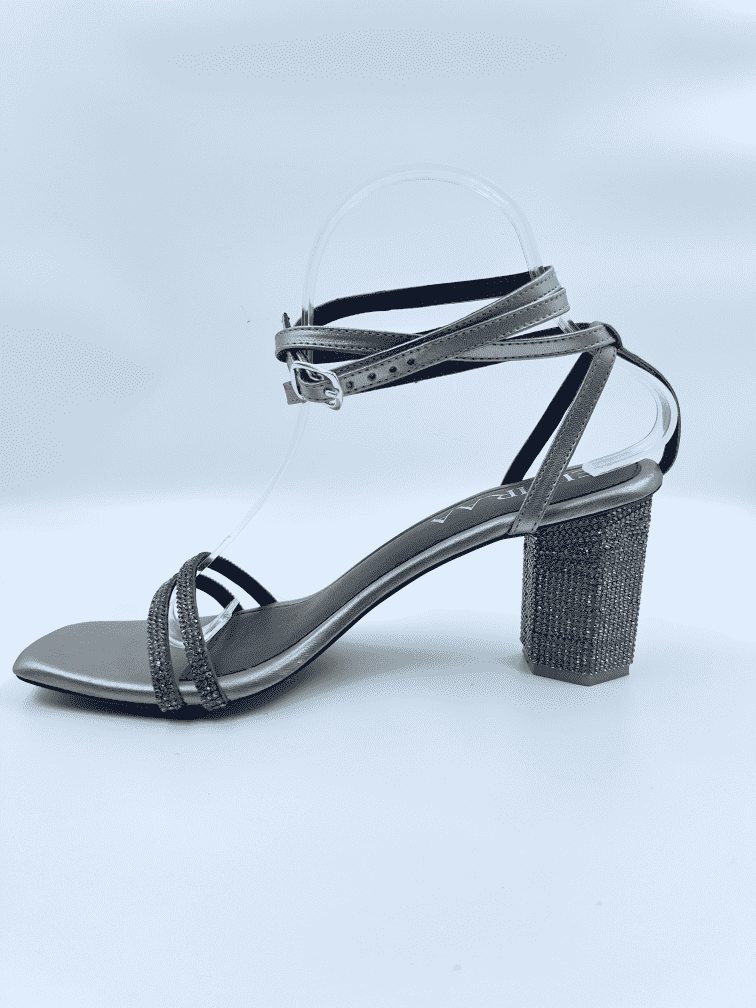 Hexagon Tie up Heels