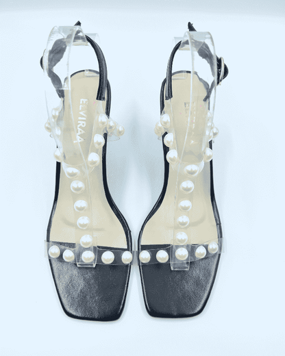 T-strap Pearl Heels