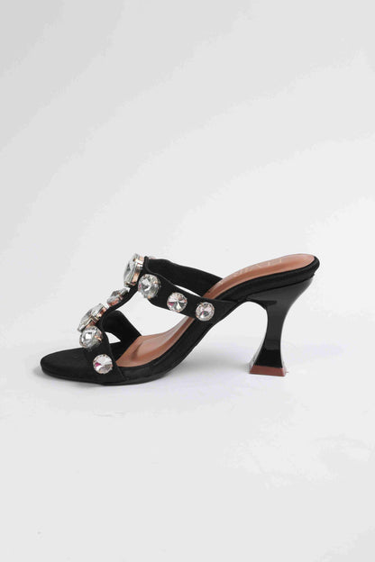 Stone Studded Heels