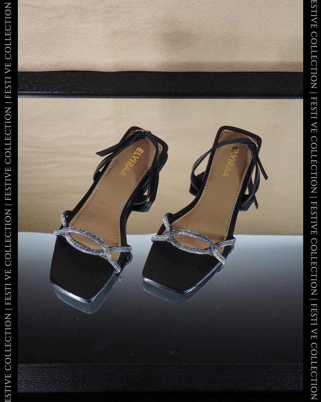 Chain Rhinestone Flats
