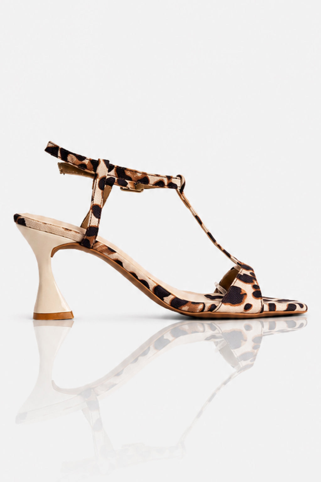 Animal Print Tstrap Heels