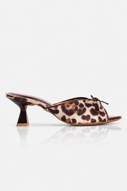 Animal Print Mule