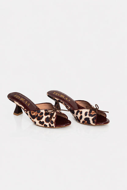 Animal Print Mule