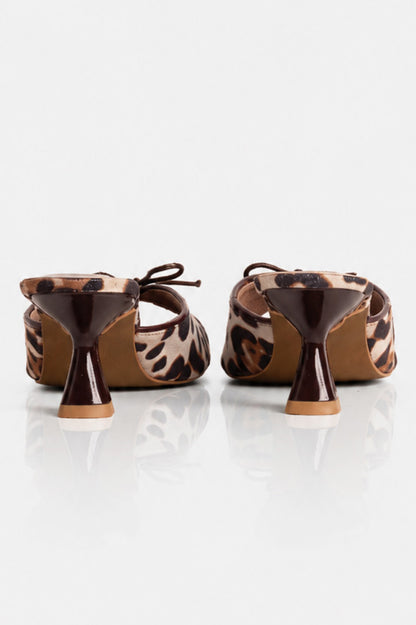 Animal Print Mule