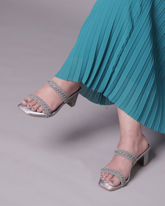 Braided strap Heels