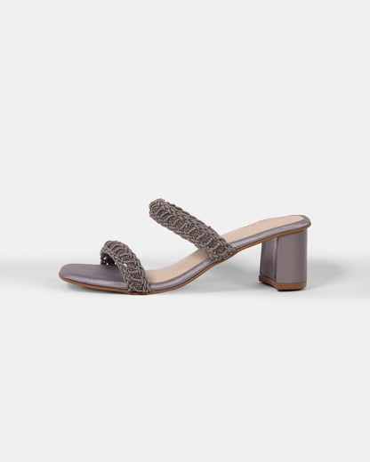 Braided strap Heels