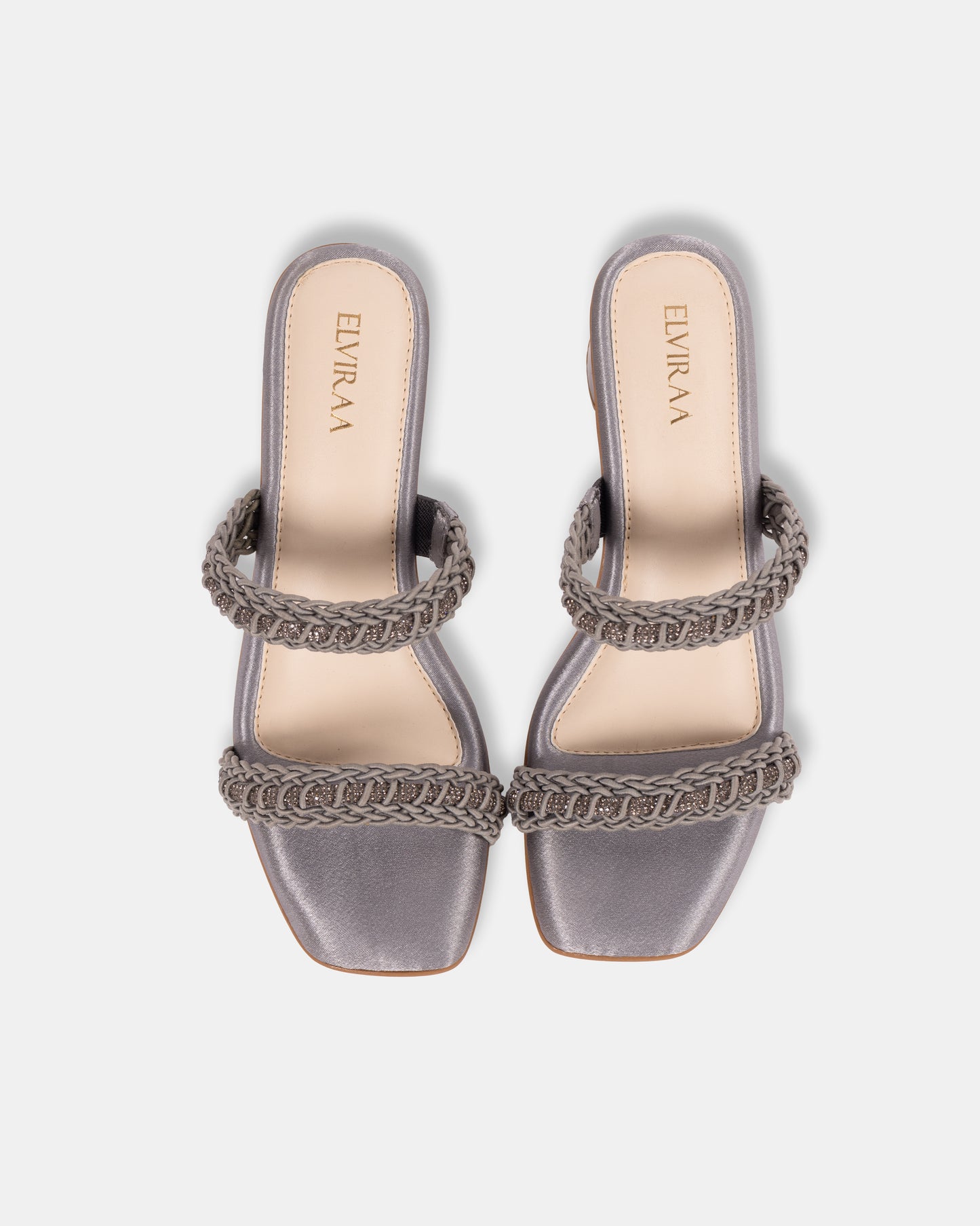 Braided strap Heels