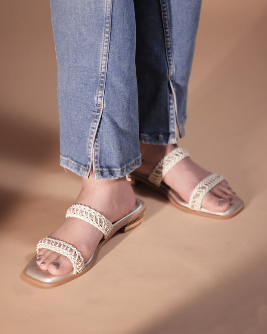 Braided strap Sandals