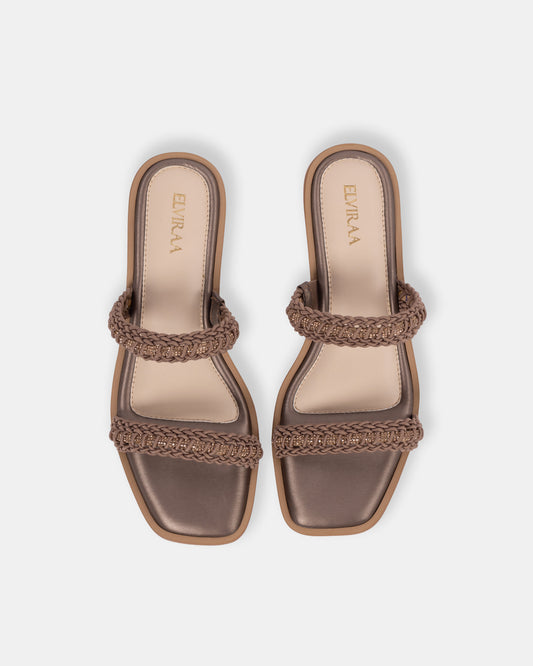 Braided strap Sandals