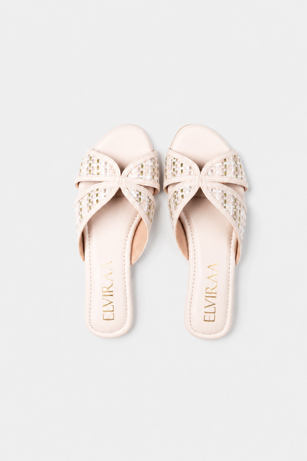 Checked Multicolour Flats