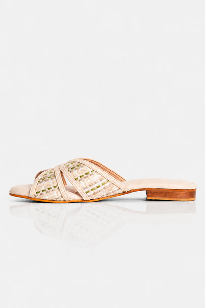 Checked Multicolour Flats