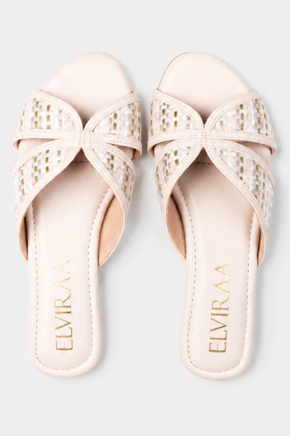 Checked Multicolour Flats