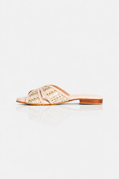 Checked Multicolour Flats