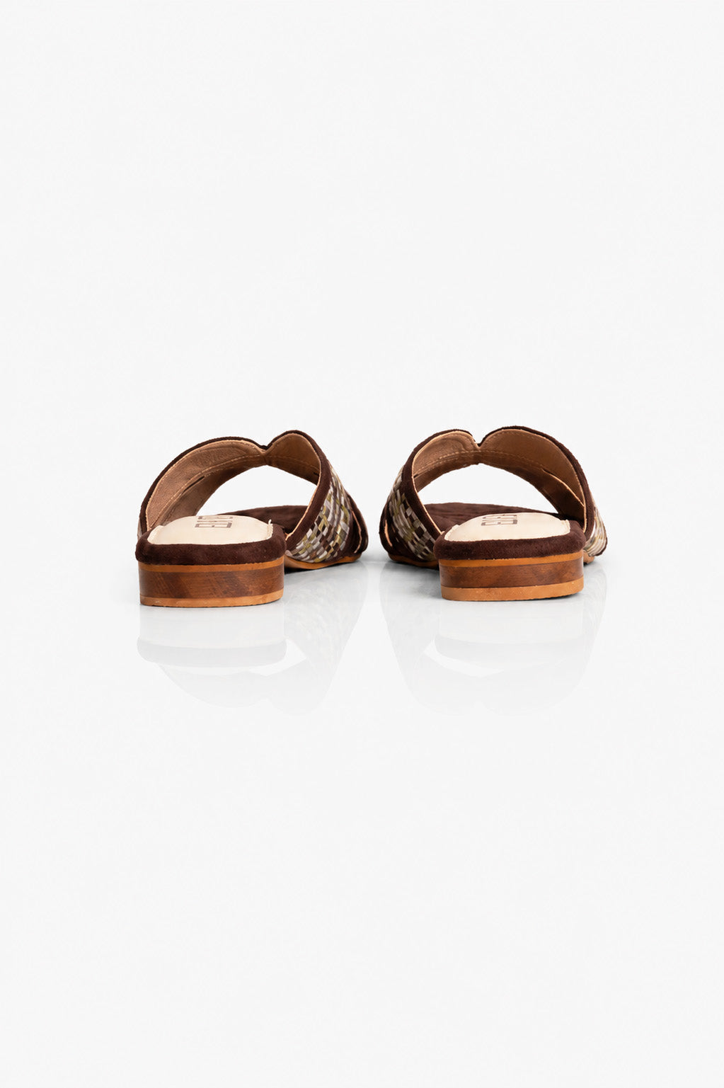 Checked Multicolour Flats