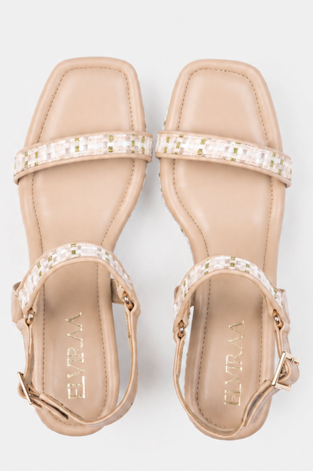 Checked Multicolour Wedges