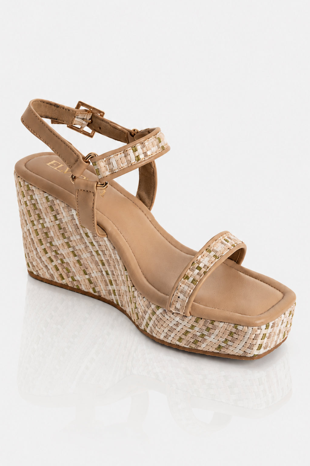 Checked Multicolour Wedges