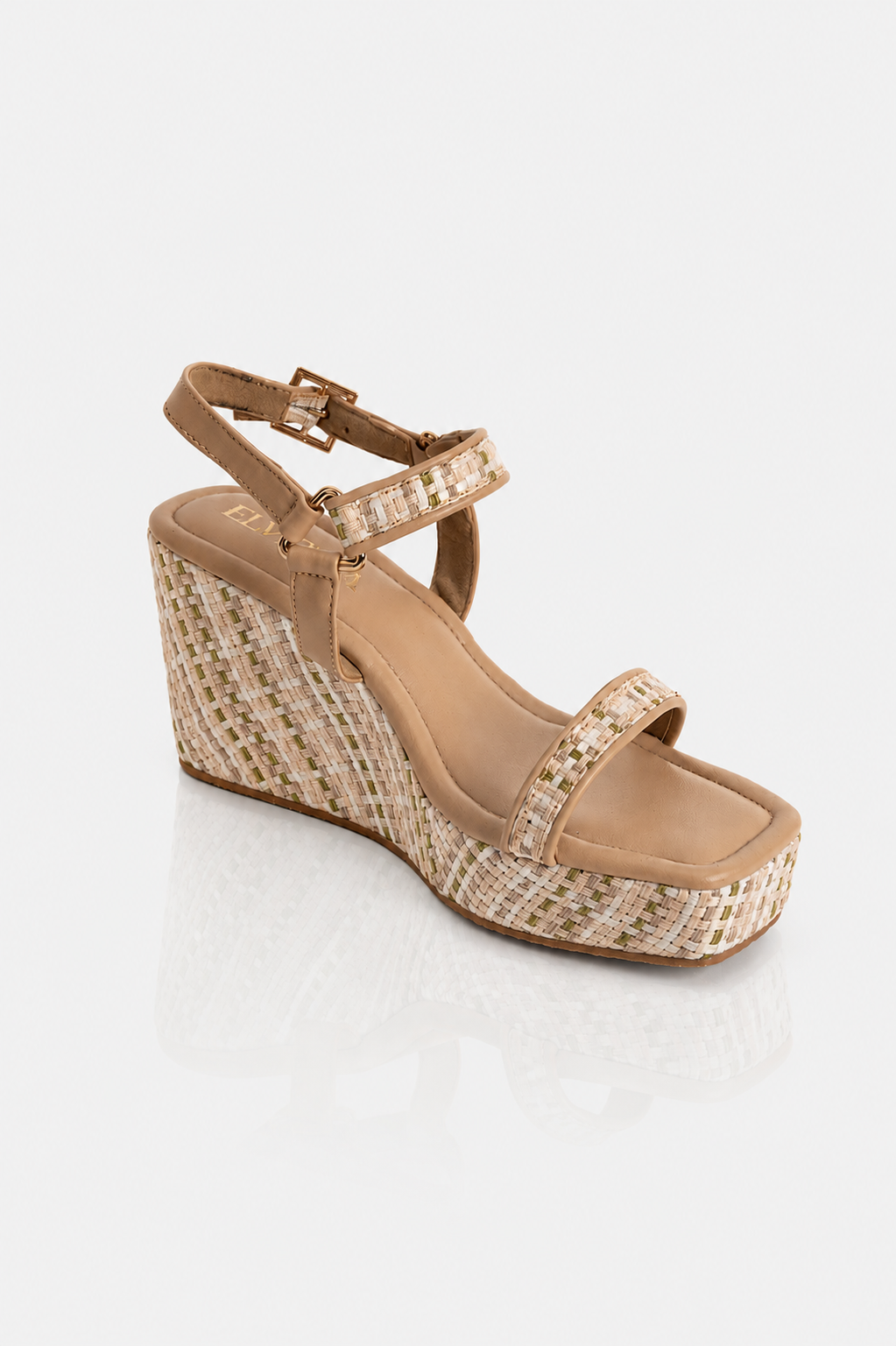 Checked Multicolour Wedges
