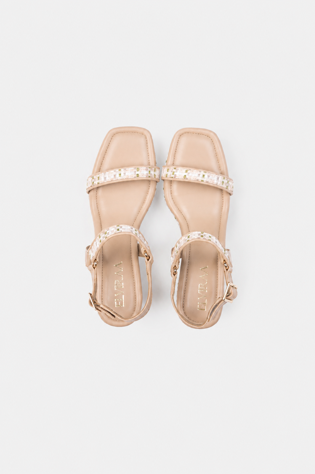 Checked Multicolour Wedges