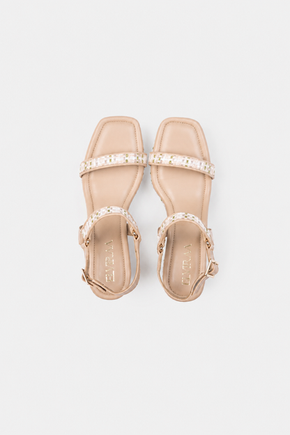 Checked Multicolour Wedges