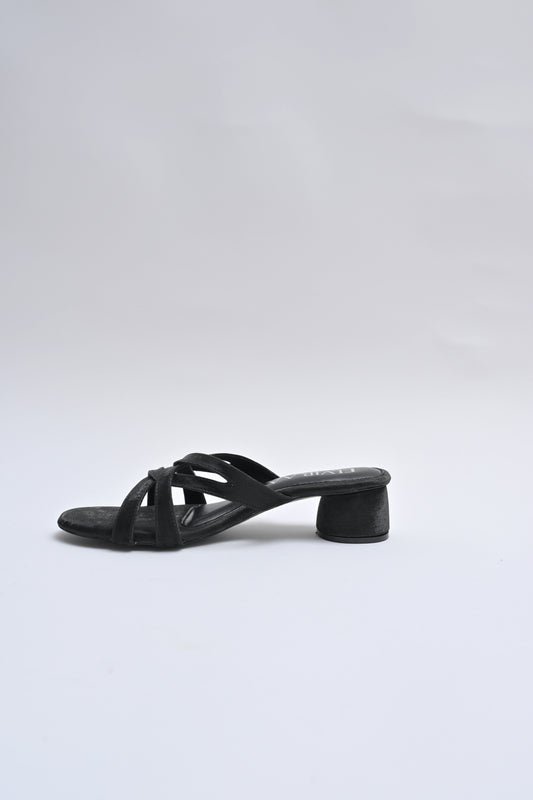 Criss Cross Block Heels