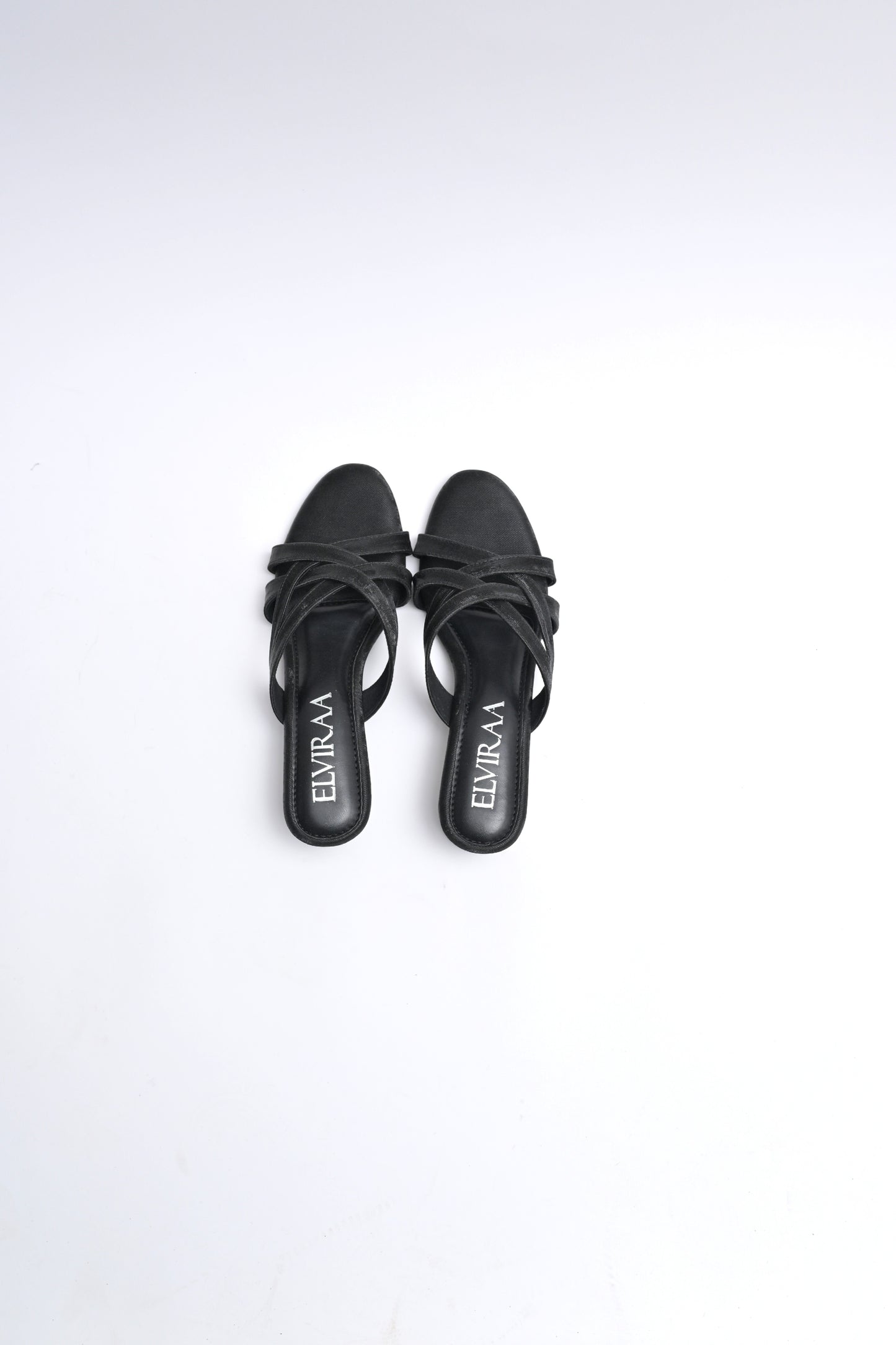 Criss Cross Block Heels