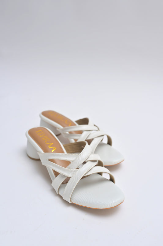 Criss Cross Block Heels